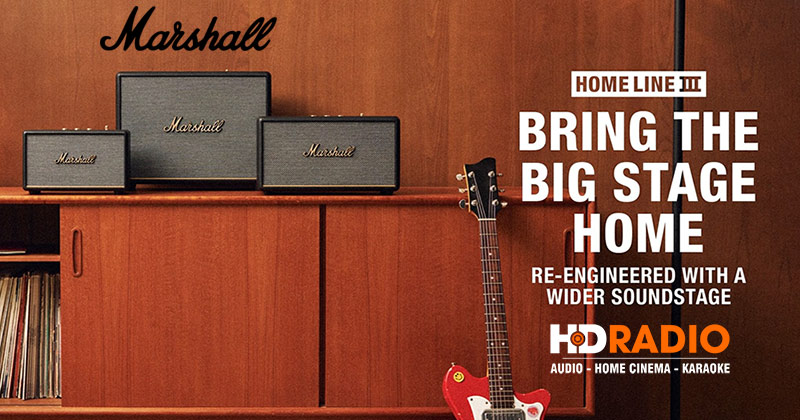 Hãng Marshall Giới Thiệu Dòng Loa Home Line III với 3 mẫu loa decor đặt bàn trong nhà mang tên: Acton III, Stanmore III và Woburn III