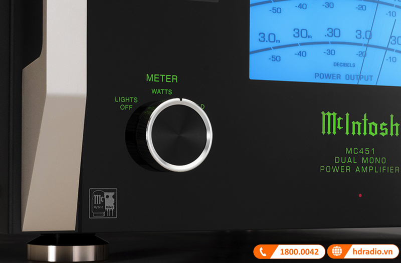 McIntosh ra mắt amply Dual Mono MC451 McIntosh ra mắt amply Dual Mono MC451
