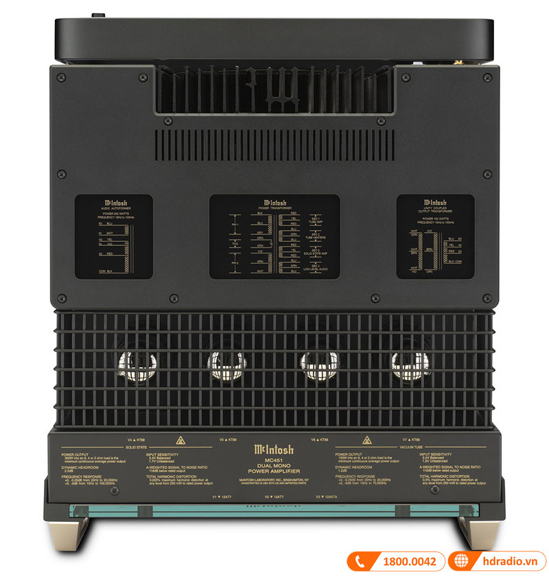 McIntosh ra mắt amply Dual Mono MC451 McIntosh ra mắt amply Dual Mono MC451