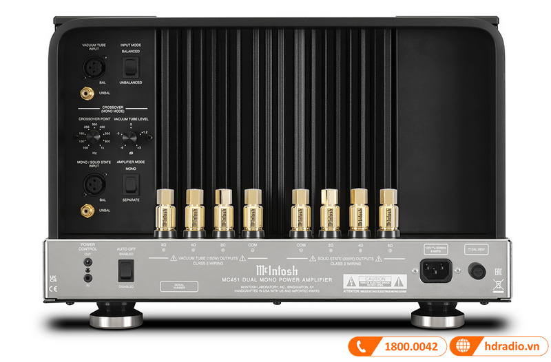 McIntosh ra mắt amply Dual Mono MC451 McIntosh ra mắt amply Dual Mono MC451