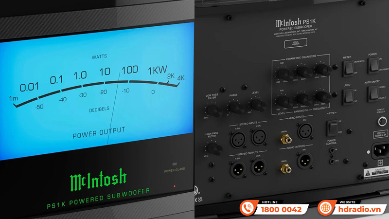 Hãng McIntosh ra mắt mẫu Loa subwoofer PS1K mới