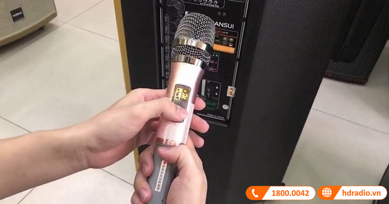 Micro không kết nối được với loa kéo