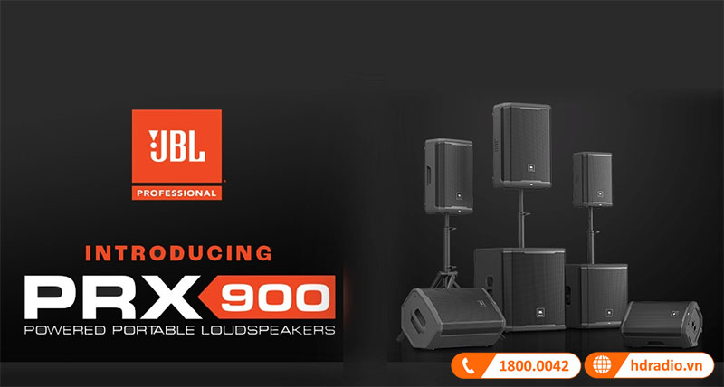 dòng JBL PRX900 được thiết kế mạnh mẽ và bền bỉ