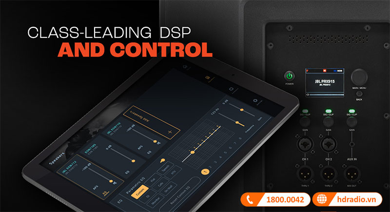 dòng JBL PRX900 được truy cập qua ứng dụng JBL Pro Connect