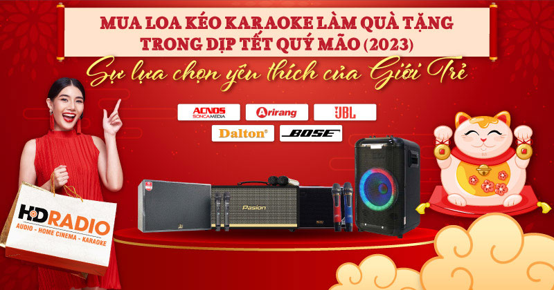 Mua Loa Kéo Karaoke Làm Quà tặng Trong Dịp Tết Quý Mão (2023) - Sự Lựa Chọn Yêu Thích Của Giới Trẻ
