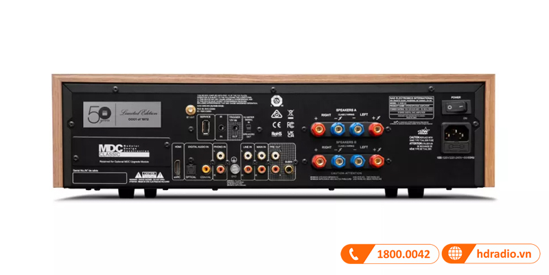 NAD ra mat amply C 3050 LE ky niem 50 nam