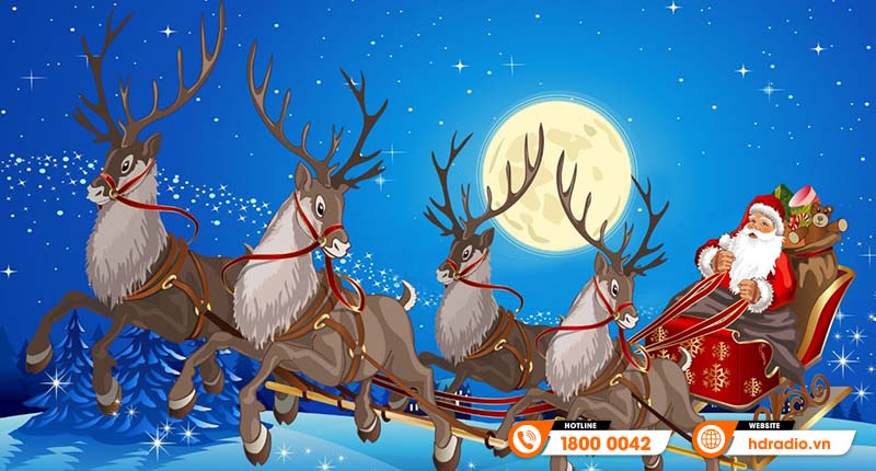 Ông già Noel đi phát quà