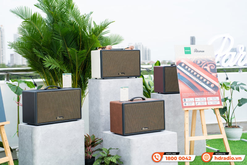 PARAMAX ra mắt dòng loa karaoke di động cao cấp Saga và Saga 8