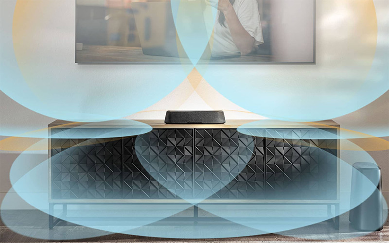 Trai nghiem am thanh vom voi loa soundbar MagniFi Mini AX