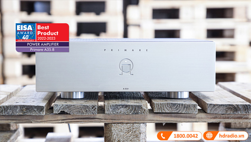Primare A35.8 đạt giải EISA 2022-2023 Ampli công suất tốt nhất thế giới