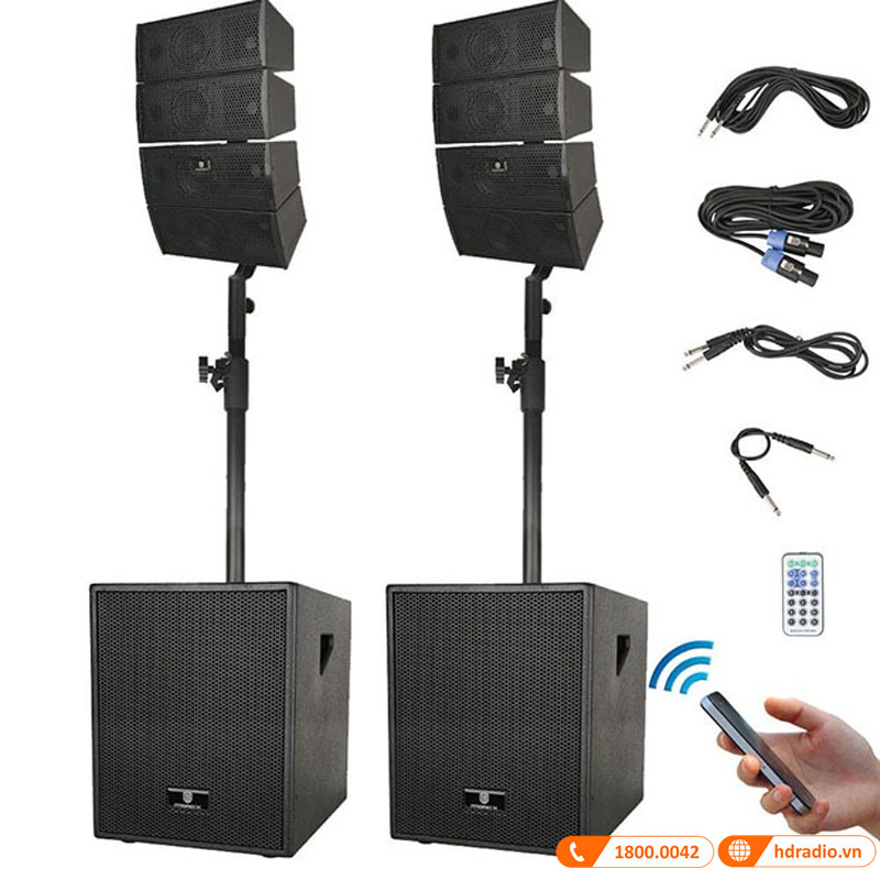 Loa line array và bài toán về âm thanh trong nhà thi đấu thể thao