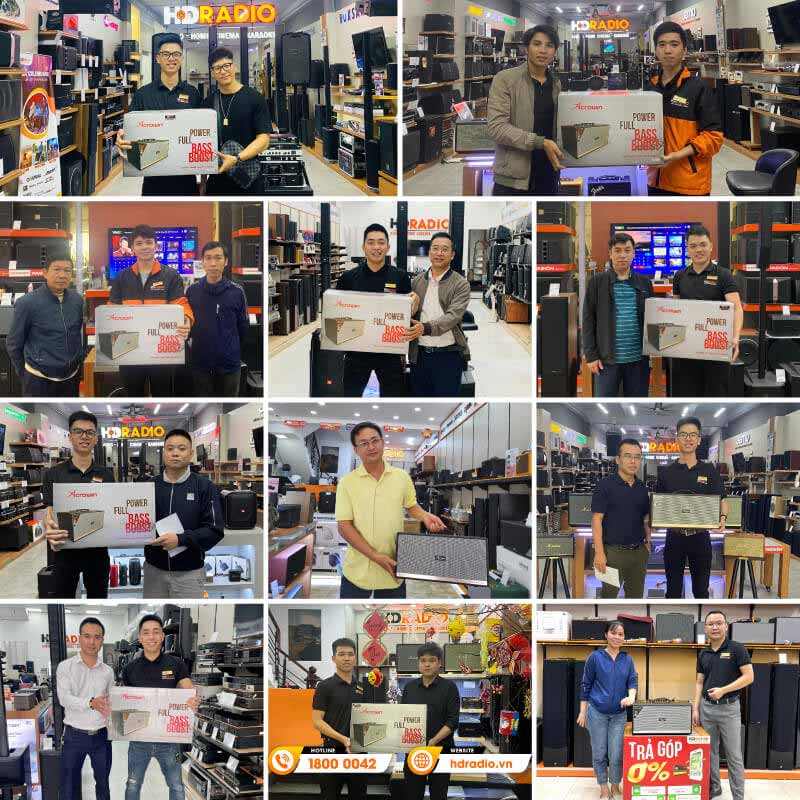 Khách hàng mua Loa Acrowin SA600 chính hãng tại HDRadio