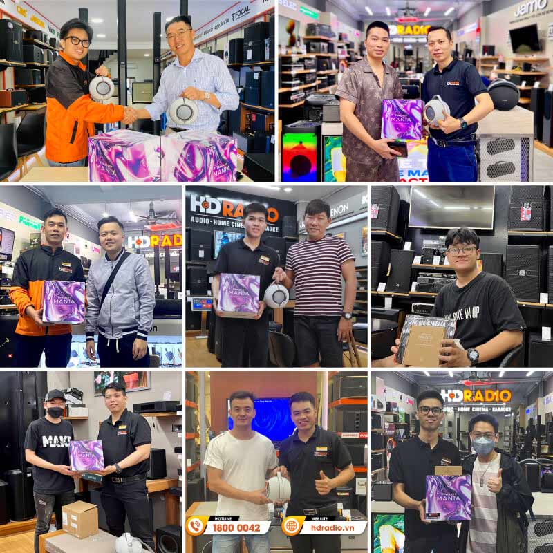 Khách hàng mua Loa Devialet Mania chính hãng tại HDRadio