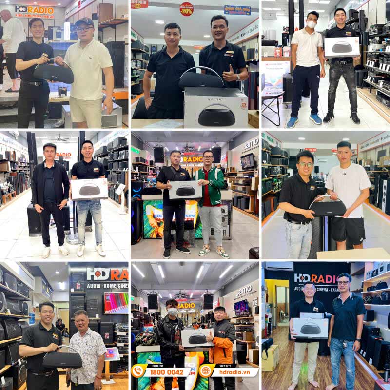 Khách hàng mua Loa Harman Kardon Go Play 3 chính hãng tại HDRadio