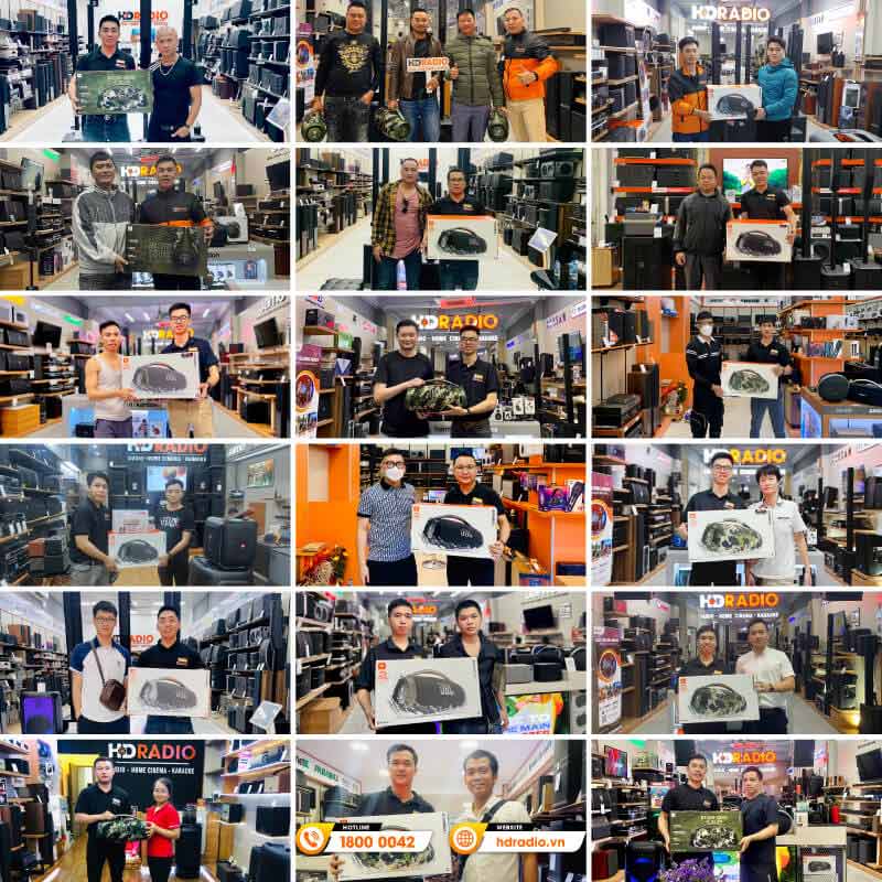 Khách hàng mua Loa Boombox 3 chính hãng tại HDRadio