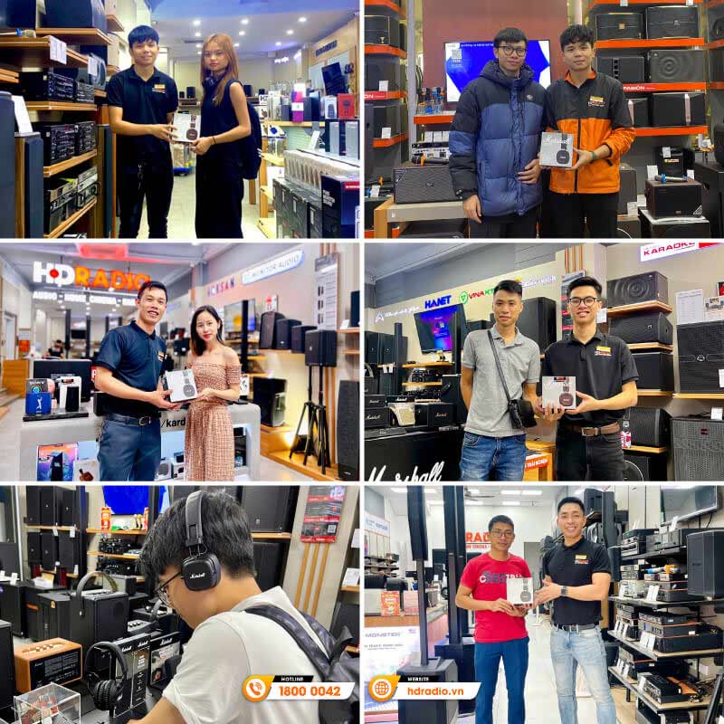 Khách hàng mua Tai nghe Marshall Major 4 chính hãng tại HDRadio