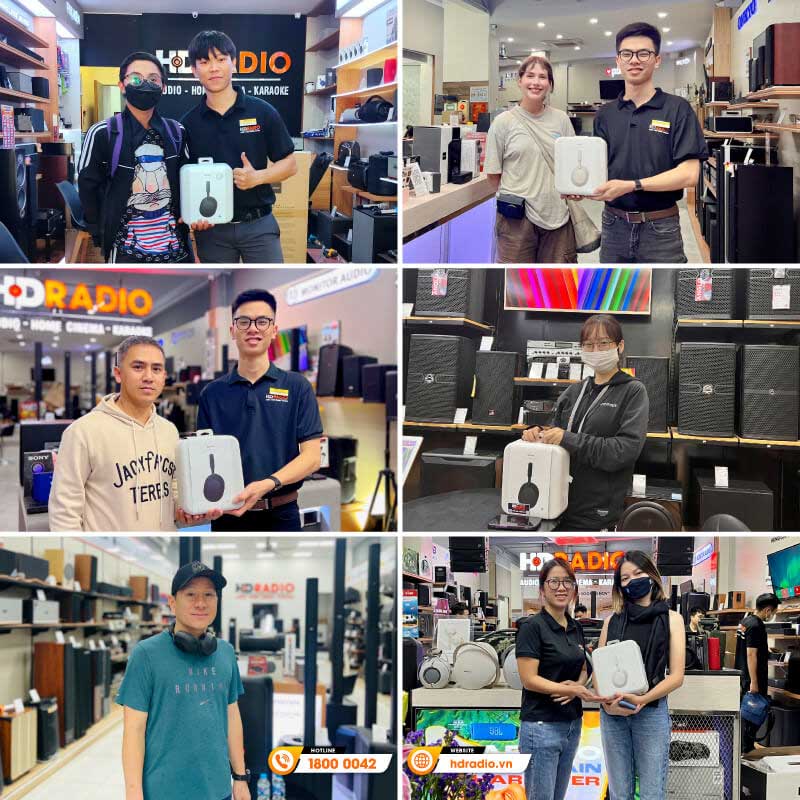 Khách hàng mua Tai nghe Sony WH-1000XM5 chính hãng tại HDRadio