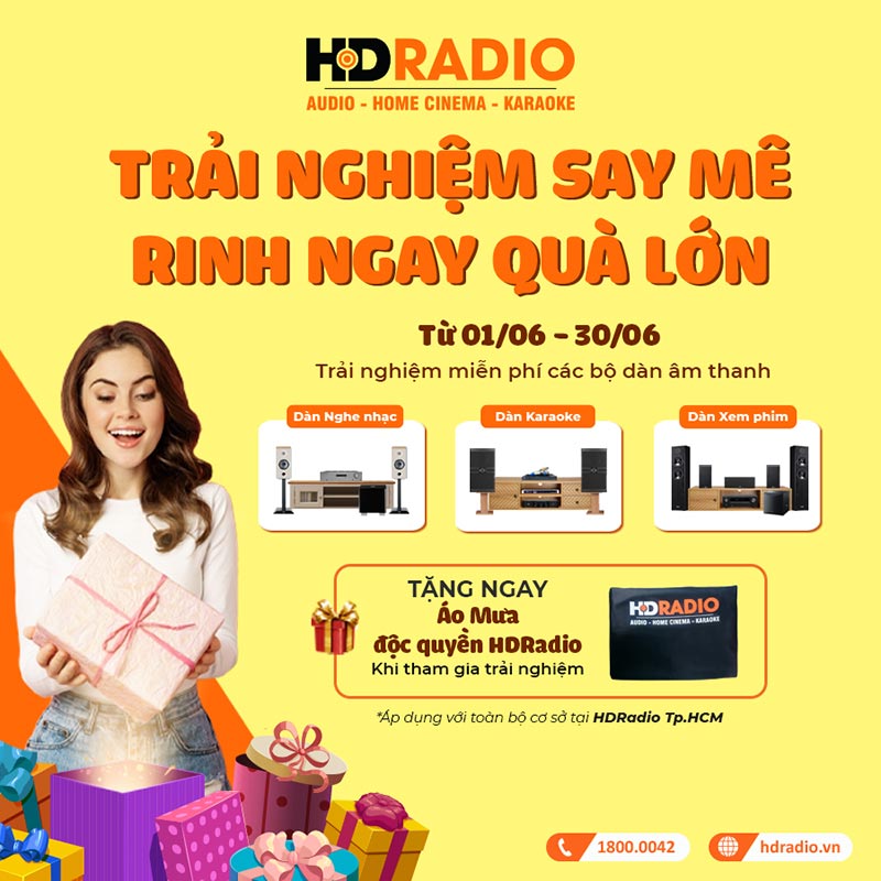 Trải Nghiệm Mê Say - Rinh Ngay Quà Lớn Cùng HDRadio