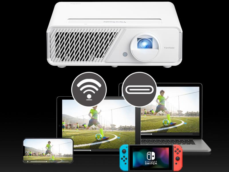 ViewSonic ra mat may chieu LED the he moi X1 va X2