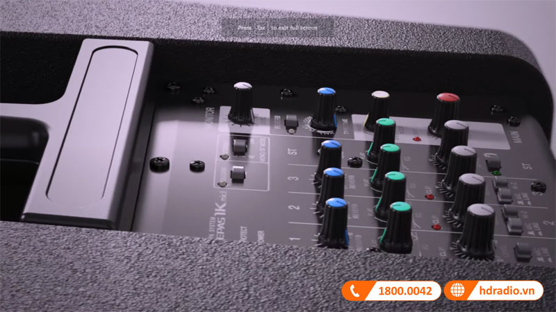 Yamaha gioi thieu phien ban loa STAGEPAS 1K mkII