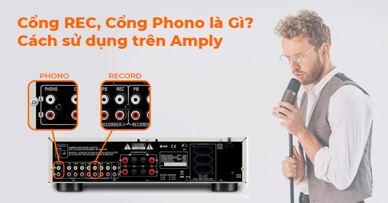Cổng REC, Cổng Phono là Gì, Ứng dụng cổng Rec, phono trên Amply