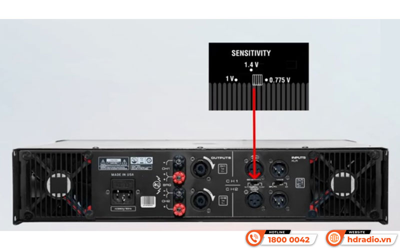 Điều chỉnh cục đẩy karaoke 