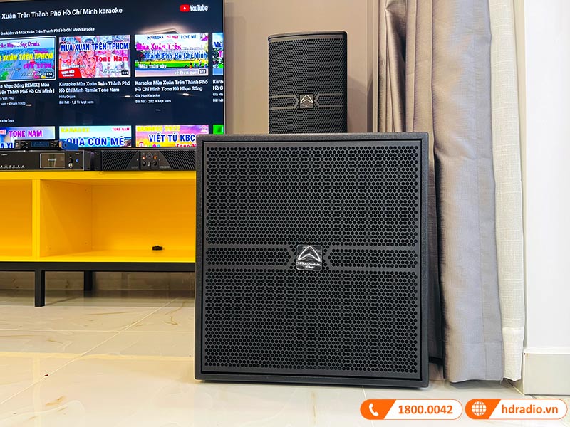Công suất lớn phù hợp với công suất loa sub hơi