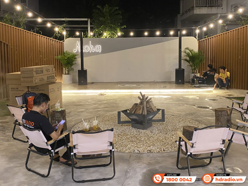 Các công trình HDRadio lắp đặt thiết bị âm thanh tại quán cafe karaoke 