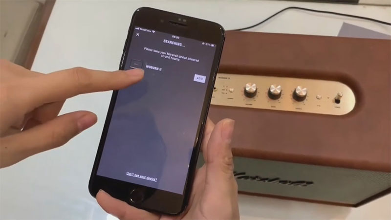 kết nối tới các ứng dụng Marshall