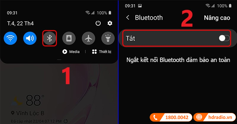 su dung bluetooth an toan