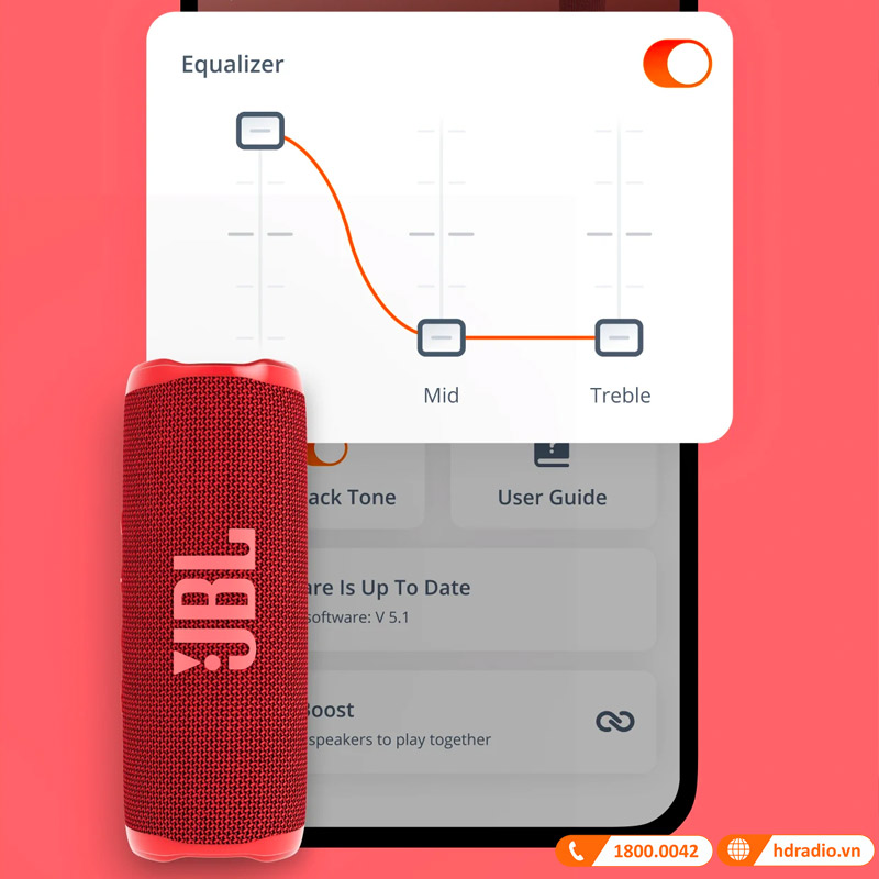 Hướng dẫn chỉnh EQ trên các mẫu loa bluetooth JBL