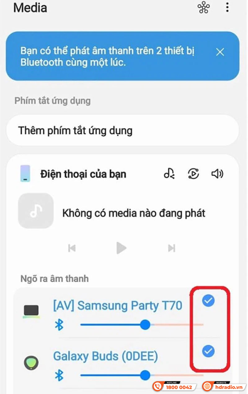 Hướng dẫn phát 2 loa bluetooth cùng lúc trên điện thoại
