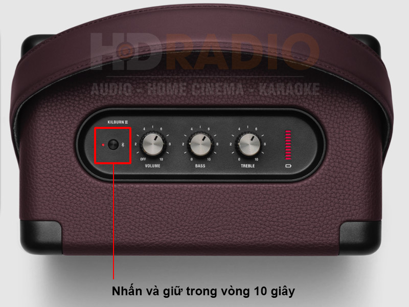 Reset (cài đặt) loa marshall Kilburn 2 về mặc định