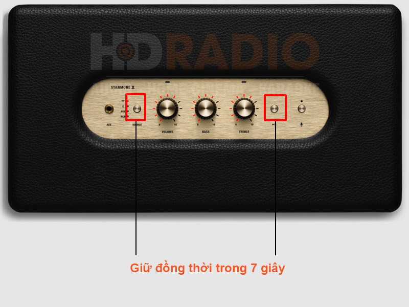 Reset (cài đặt) loa marshall stanmore 2 Voice Alexa về mặc định