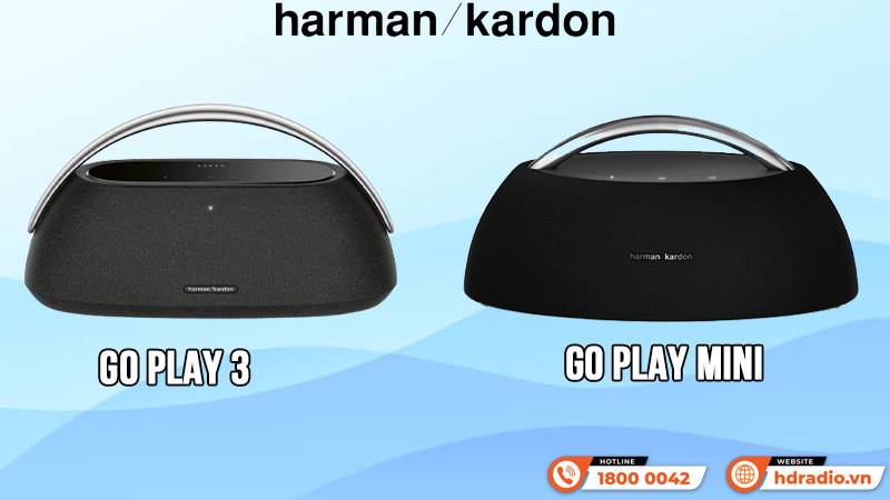 So sánh Loa Harman Kardon Go Play Mini và Loa Harman Kardon Go Play 3