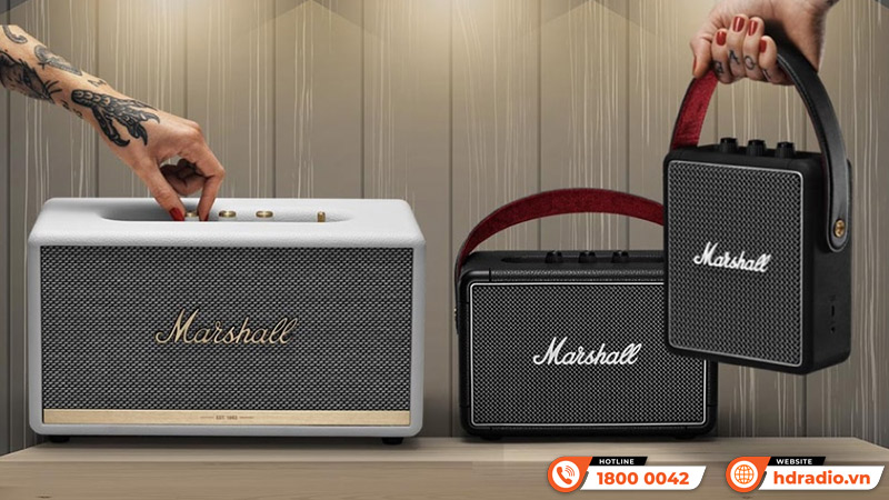 Loa Marshall chính hãng tem ASH