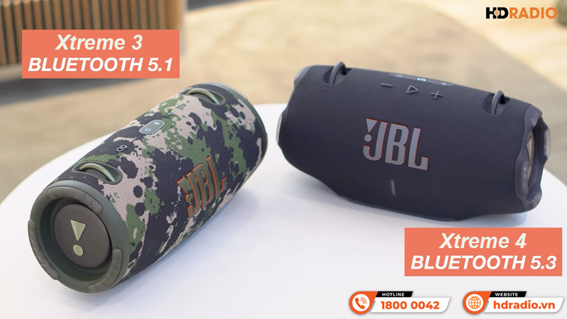 So sánh Loa JBL Xtreme 3 và Loa JBL Xtreme 4