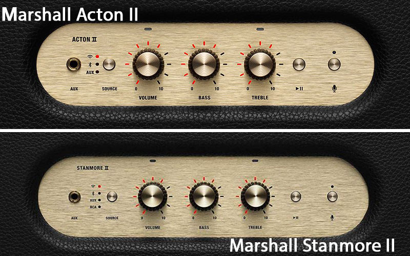 So sánh loa Marshall Acton 2 với loa Marshall Stanmore 2