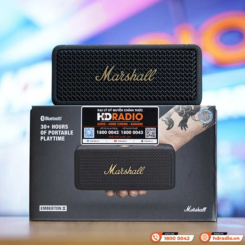 Thời lượng Pin Loa Marshall Emberton 2