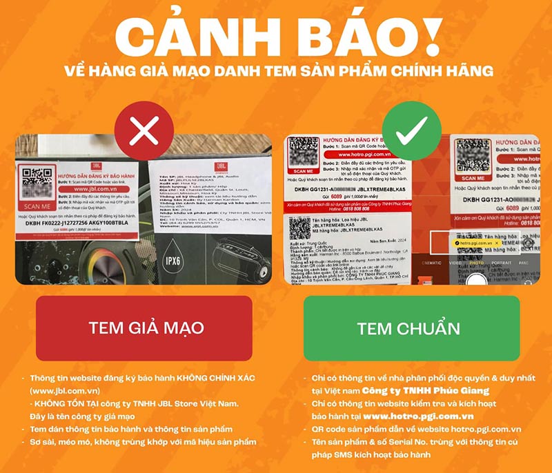 Cách nhận biết loa JBL thật và giả