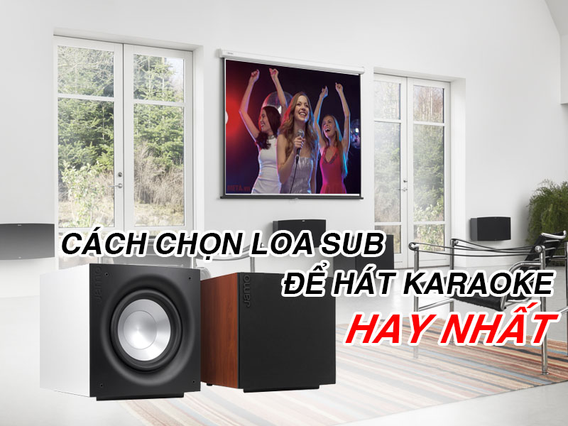 Cách Chọn Loa Sub Để Hát Karaoke Hay Nhất