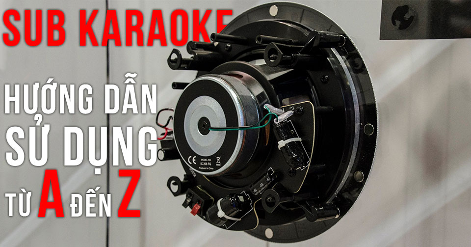 Hướng dẫn sử dụng loa Sub Karaoke Có thể bạn chưa biết