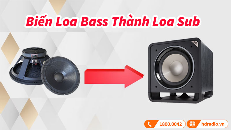 biến loa bass thành loa sub