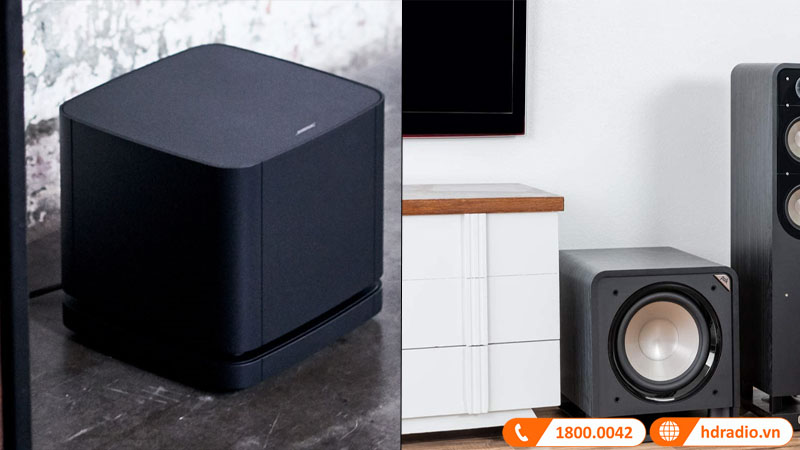 loa sub hầm và loa sub mặt