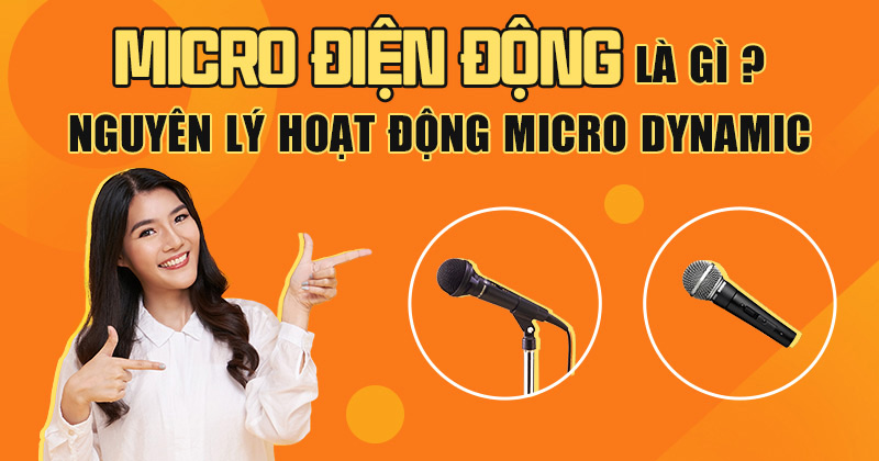 Micro điện động là gì? Nguyên lý hoạt động của Micro Dynamic - Bạn Không Nên Bỏ Qua!