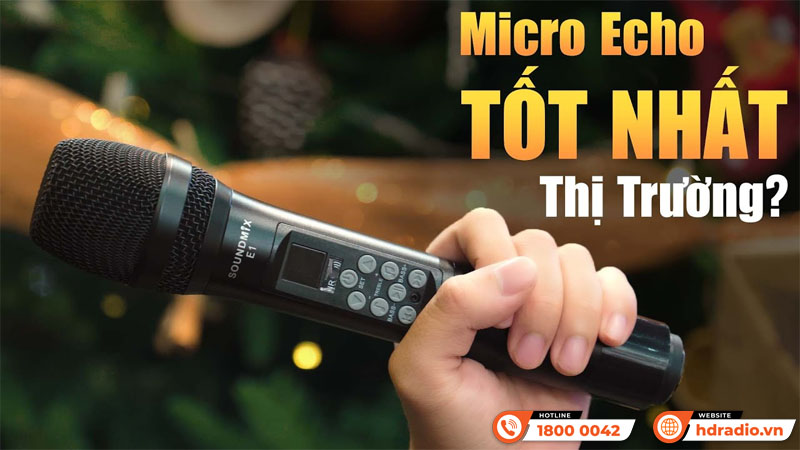 Micro karaoke cần có tính năng điều chỉnh echo không