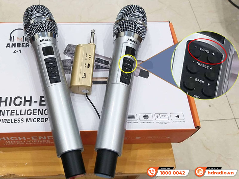 Micro karaoke cần có tính năng điều chỉnh echo không