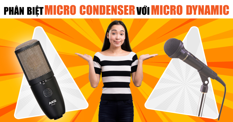 Hướng Dẫn Phân biệt Micro Condenser và Micro Dynamic? Nên chọn Micro Condenser Hay Micro Dynamic Cho Hệ Thống Dàn Âm Thanh Karaoke Gia Đình Của Bạn!
