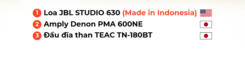 Top 10 dàn nghe nhạc Denon chất lượng được yêu thích nhất hiện nay