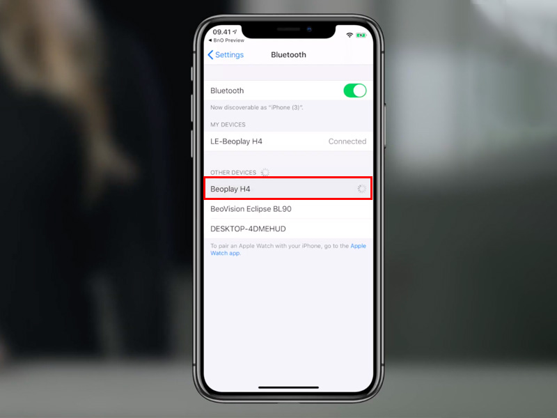 Ung dung Bang & Olufsen cho tai nghe